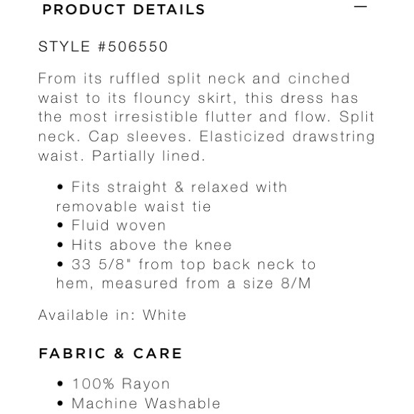 NWT LOFT Floral Ruffled Split neck Dress w/o belt - Picture 5 of 5